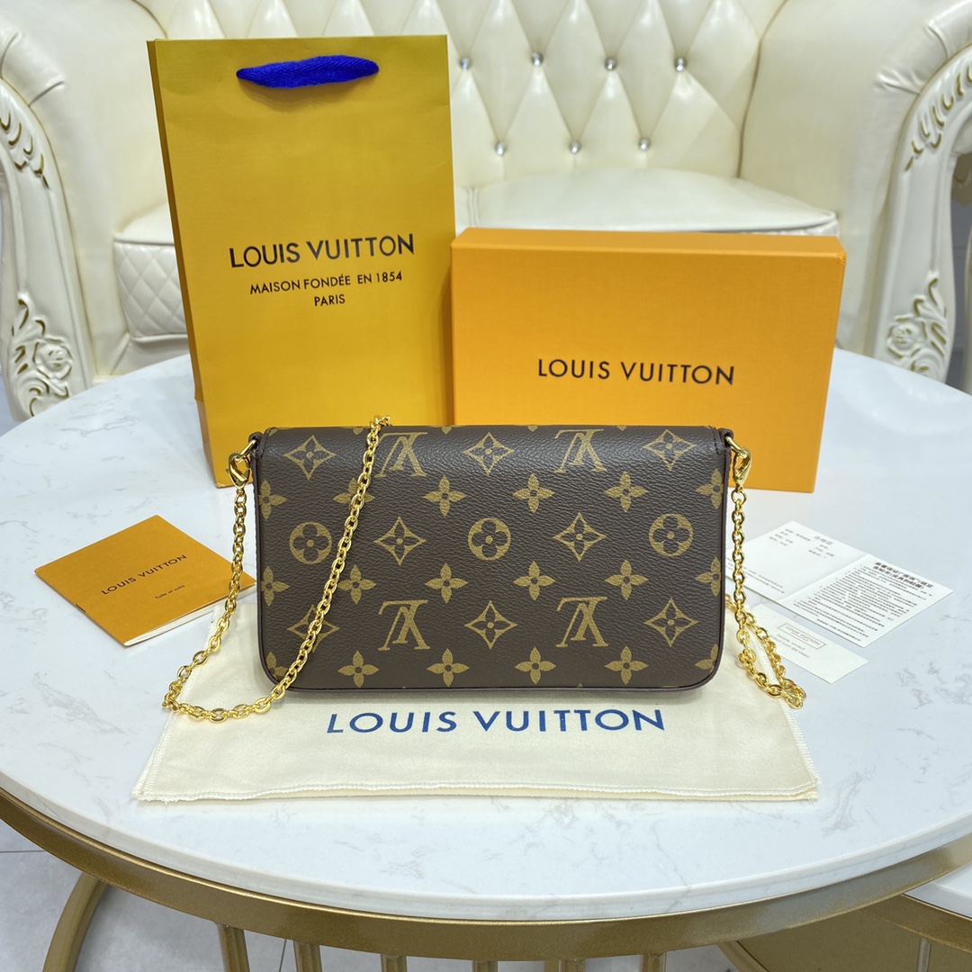 Louis Vuitton FELICIE POCHETTE Handbag Monogram M80992 